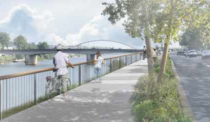 Image de l'opération Continuité piétonne et cyclable quai Gambetta