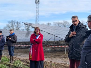 Image de l'actualité inauguration du parc solaire de Saint Augustin des Bois