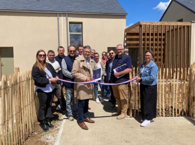 Image de l'actualité MELDOMYS remet les clés de 5 logements à Saint Melaine-sur-Aubance