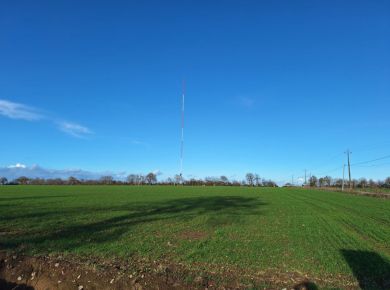 Image de l'actualité Installation d'un mât de mesure