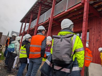 Image de l'actualité Une visite dédiée à la construction bas carbone
