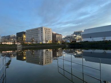 Image de l'actualité Le parc Saint-Serge inondé
