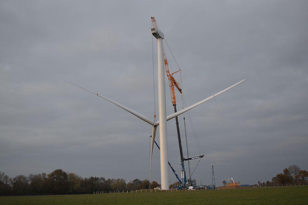 Montage éolienne